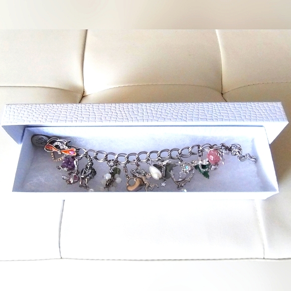 Kirks Folly Angels Ethereal Heavenly Charm Bracelet - Picture 3 of 15